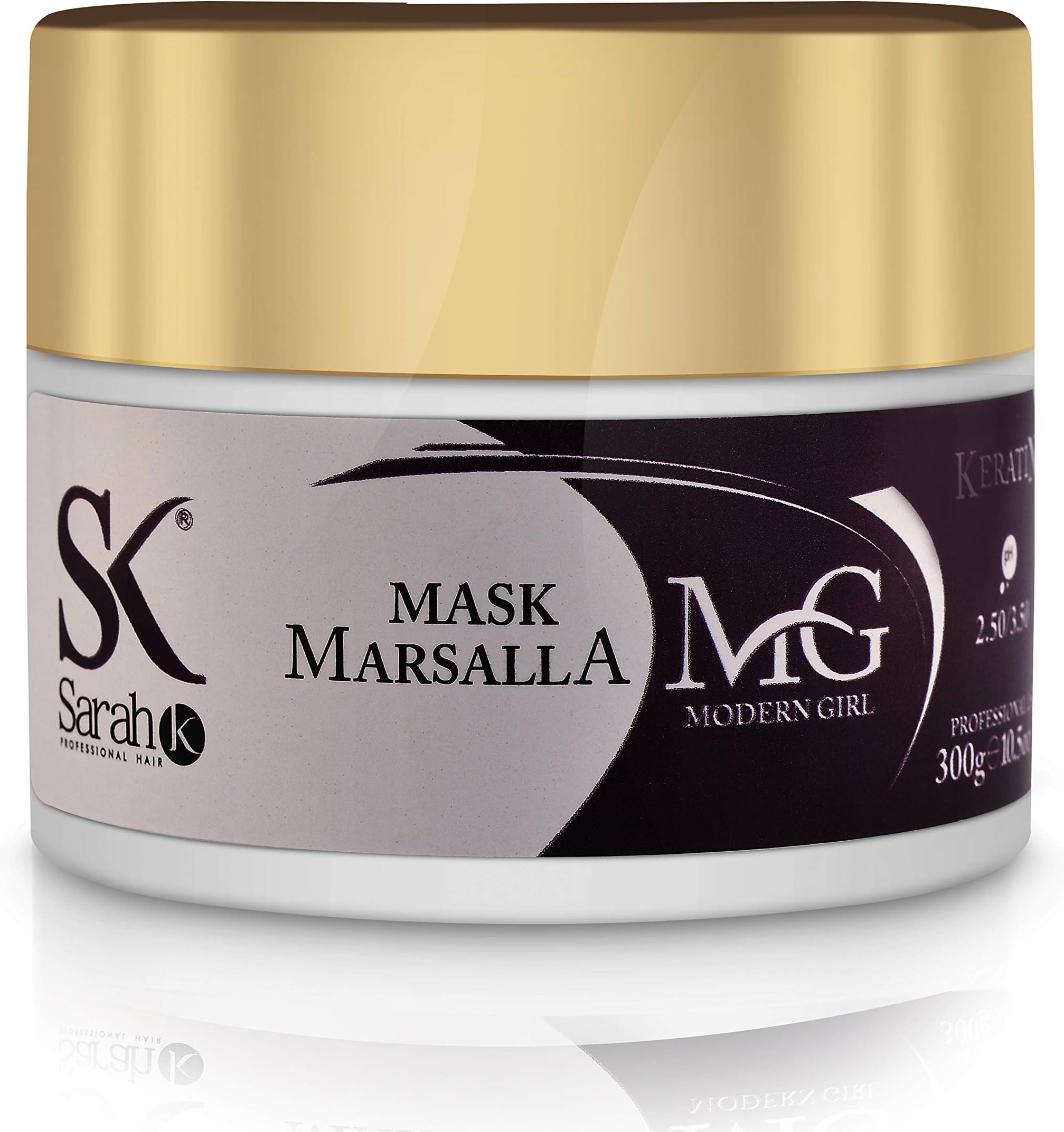 Modern Girl Marsala Red Hair Tinted Color Extender Mask – Color Depositing Conditioner Hair Dye Kit Repairs & Renews Color for Color-Treated & Naturally Red & Auburn Tones by Sarah K, 300 mL/10.5 oz.