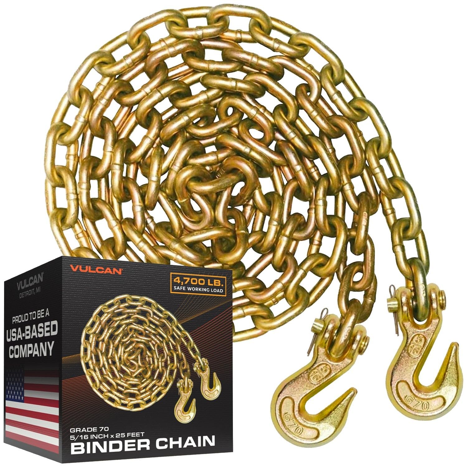 Vulcan Binder Chain - 8ft, 3/8" - 6600 lb Safe Load -15