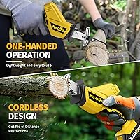 Vista 5 de Sierra recíproca inalámbrica, velocidad variable 0-3500SPM, sierra recíproca de potencia, cambio de hoja sin herramientas, sierras recíprocas