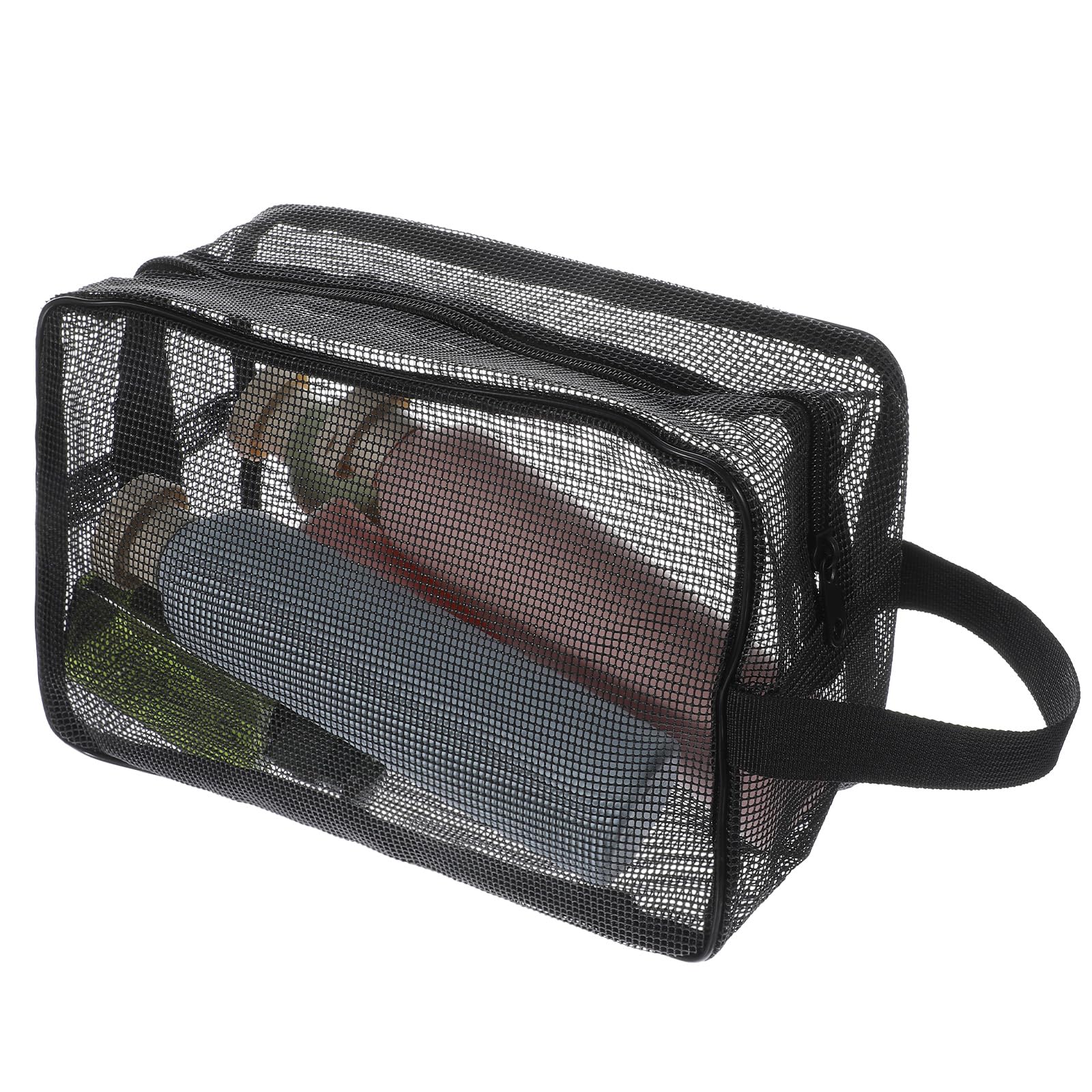 guduling Gym Shower Caddy Portable Mesh Toiletry Bag Hanging Gym Shower Bags Ideal for Gyms Dorm Camping Bathroom