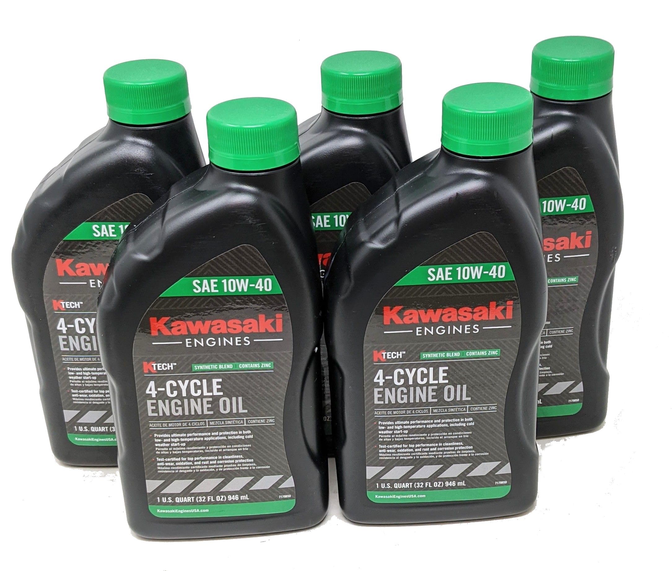 Kawasaki 99969-6296 K-Tech 10W-40 (5-Pack)