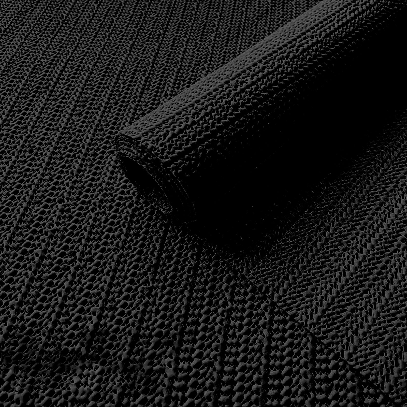 Sottotappeto 240 x 300 cm Multiuso Tagliabile Lavabile Sottotappeto Antiscivolo Tappetino/Rete per Tappeti, Nero