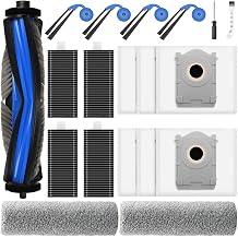 19 Pack Replacement Accessories Kit Compatible with ECOVACS DEEBOT X9 Pro Omni Robot Vacuum, 1 Main Brush, 6 Dust Bag, 4 HEPA Filter, 2 Mopping Roller, 4 Side Brush