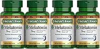 Vista 5 de Nature's Bounty Super Strength Melatonina 5 mg cápsulas blandas 90 ea (paquete de 4)