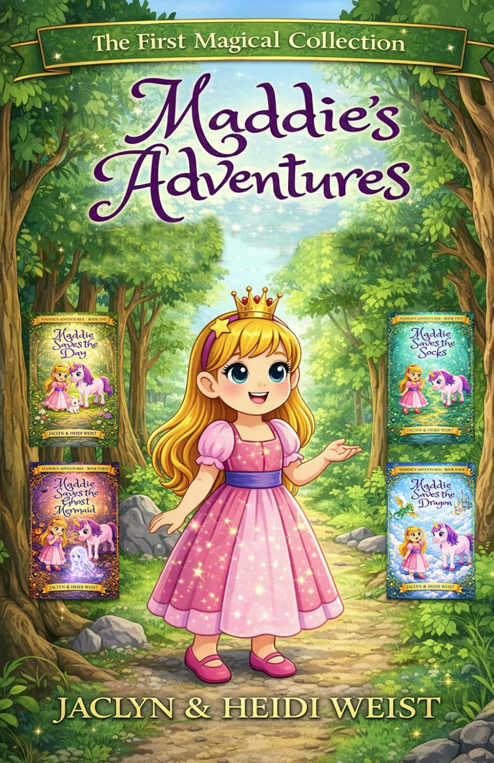 Maddie's Adventures: Maddie Saves the Day, Maddie Saves the Socks, Maddie Saves the Ghost Mermaid, Maddie Saves the Dragon
