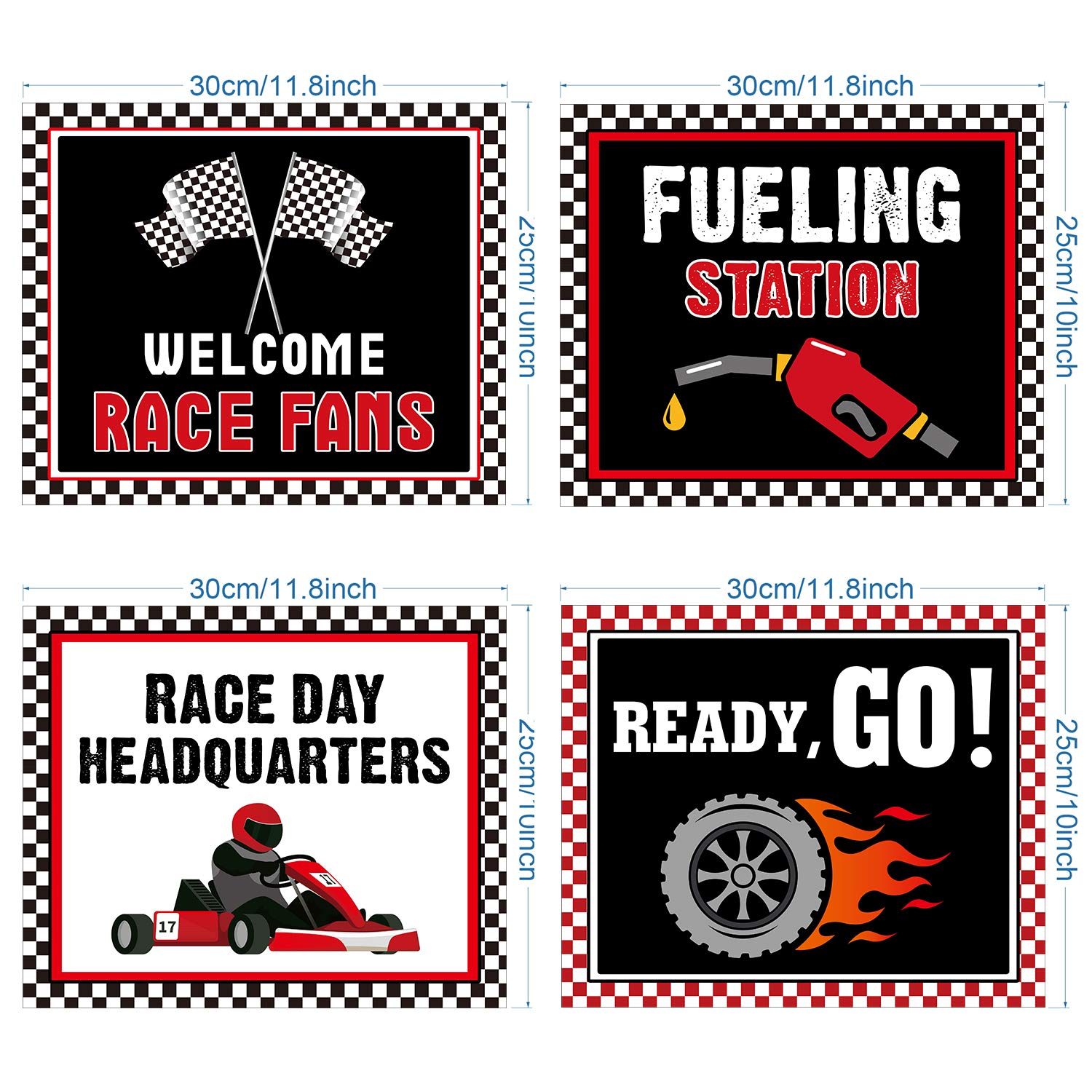 amazon-com-blulu-9-pcs-racing-car-party-decoration-racing-race-sign-black-laminated-sign-car-theme-party-supplies-paper-cutouts-with-40-glue-point-toys-games for Free Printable Race Car Party Decorations Amazon.com: Blulu 9 Pcs Racing Car Party Decoration Racing Race Sign Black Laminated Sign Car Theme Party Supplies Paper Cutouts with 40 Glue Point : Toys & Games for Free Printable Race Car Party Decorations
