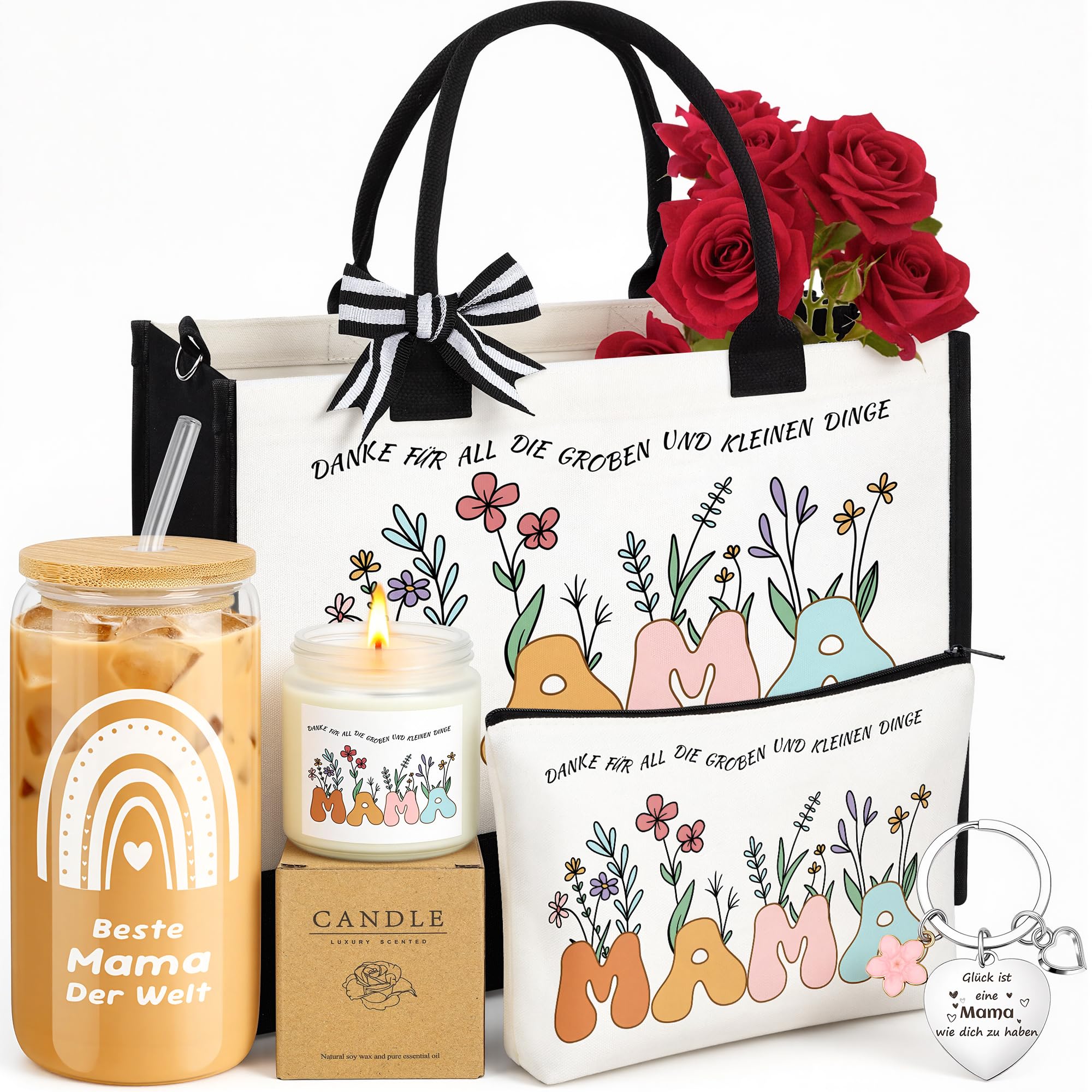 Geschenke für 13 14 15 16 17 18 Jährige Mädchen - Geschenk Mädchen mit Glas Haarband Pinselset Makeup Kosmetiktasche Haarbürste Armband Socken