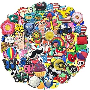 25,50,100 pcs Random Shoe Charms for Shoes Decoration Party Gifts