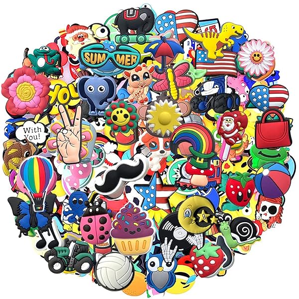 25,50,100 pcs Random Shoe Charms for Shoes Decoration Party Gifts