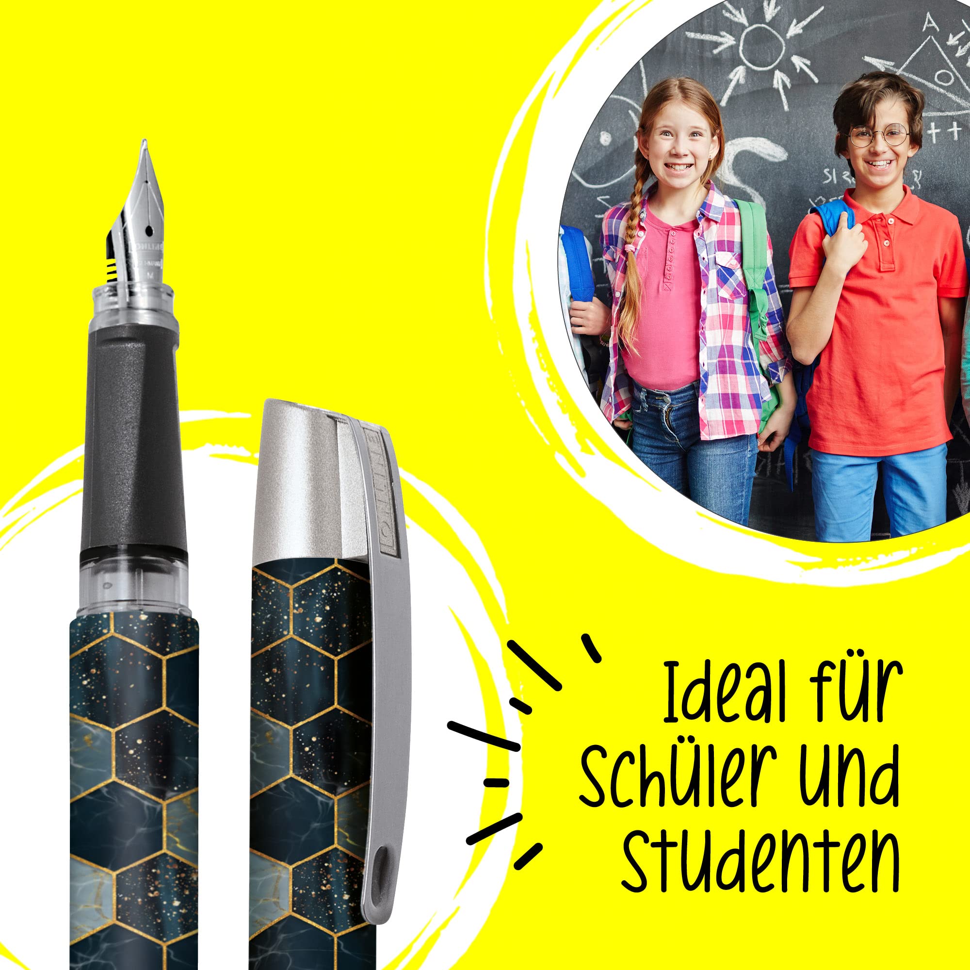 Online Vulpen College Black, Inktvulpen voor rechtshandigen Online Vulpen College Black, Inktvulpen voor rechtshandigen