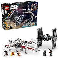 LEGO Star Wars 75393 Mash-up TIE Fighter e X-Wing - Giocattolo da Costruire con 2