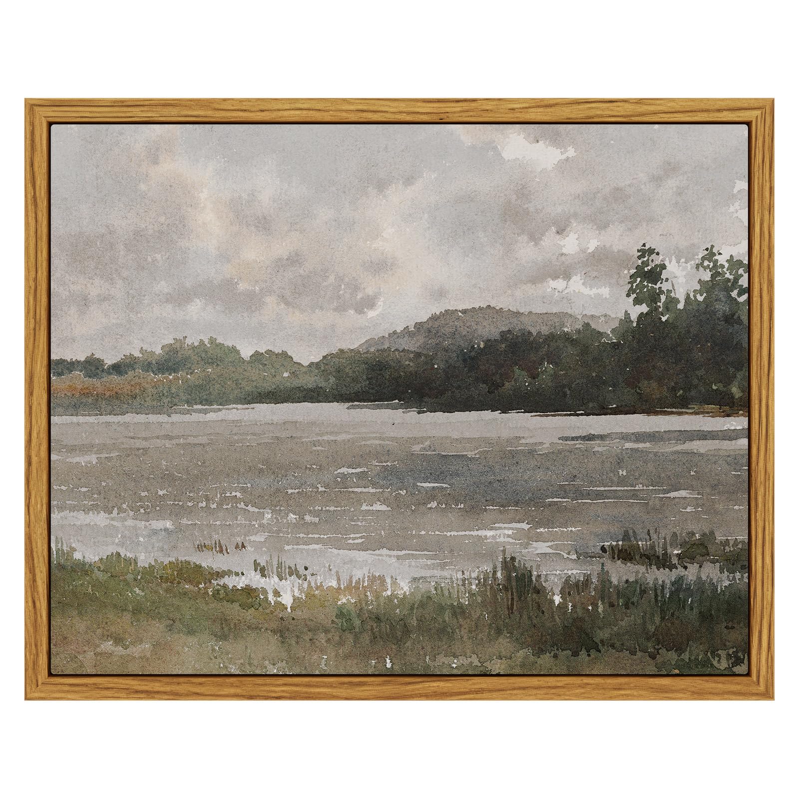 VIYYIEA Vintage Framed Black Dog Wall Art, Bedroom Living Room Minimalist Animal Art Decor, Antique Dog Canvas Print Paintings, Home Farmhouse Retro Still Life Decor, 12x16 Inch — view 18
