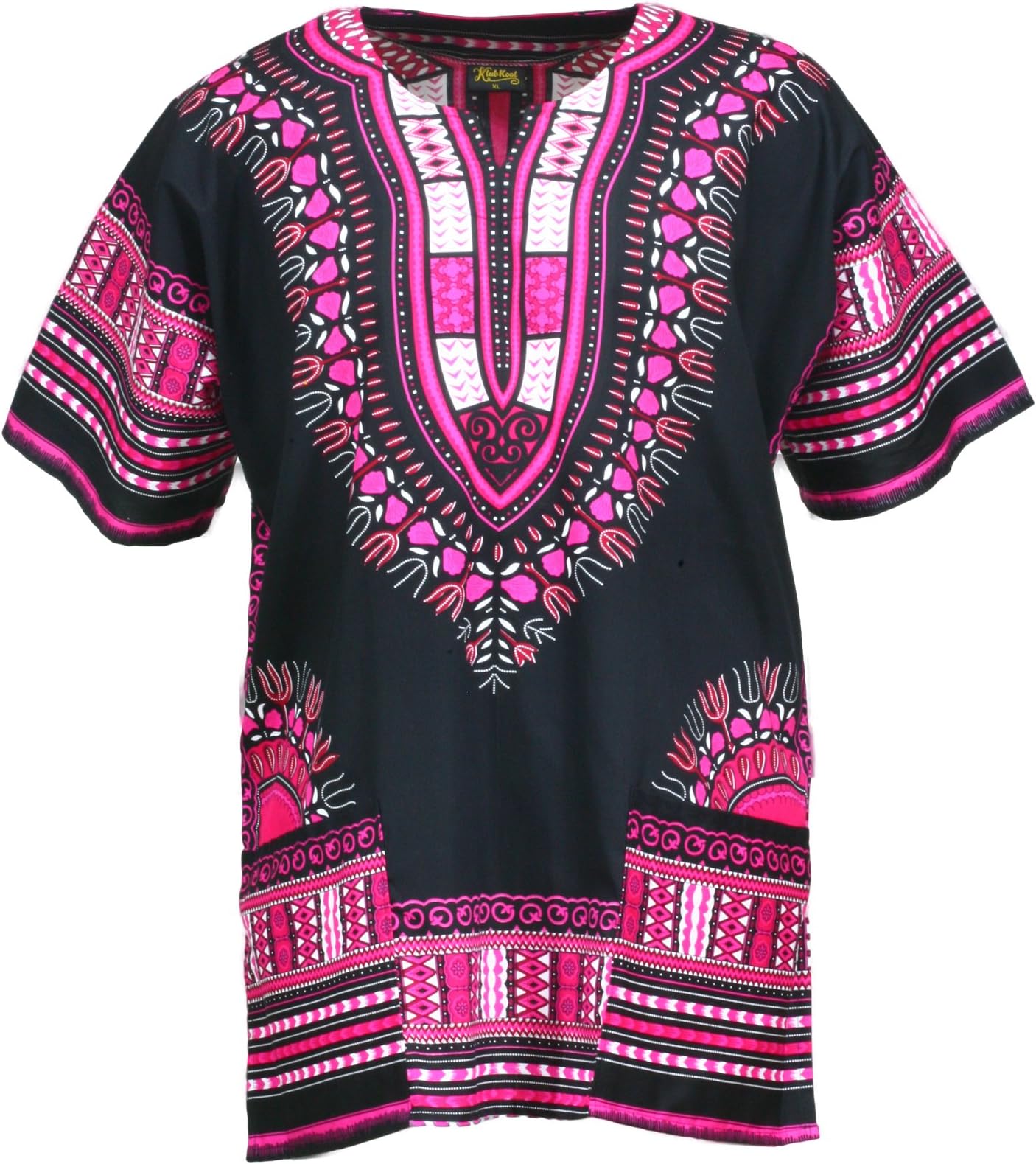 KlubKool Dashiki Shirt Tribal African Caftan Boho Unisex Top Shirt