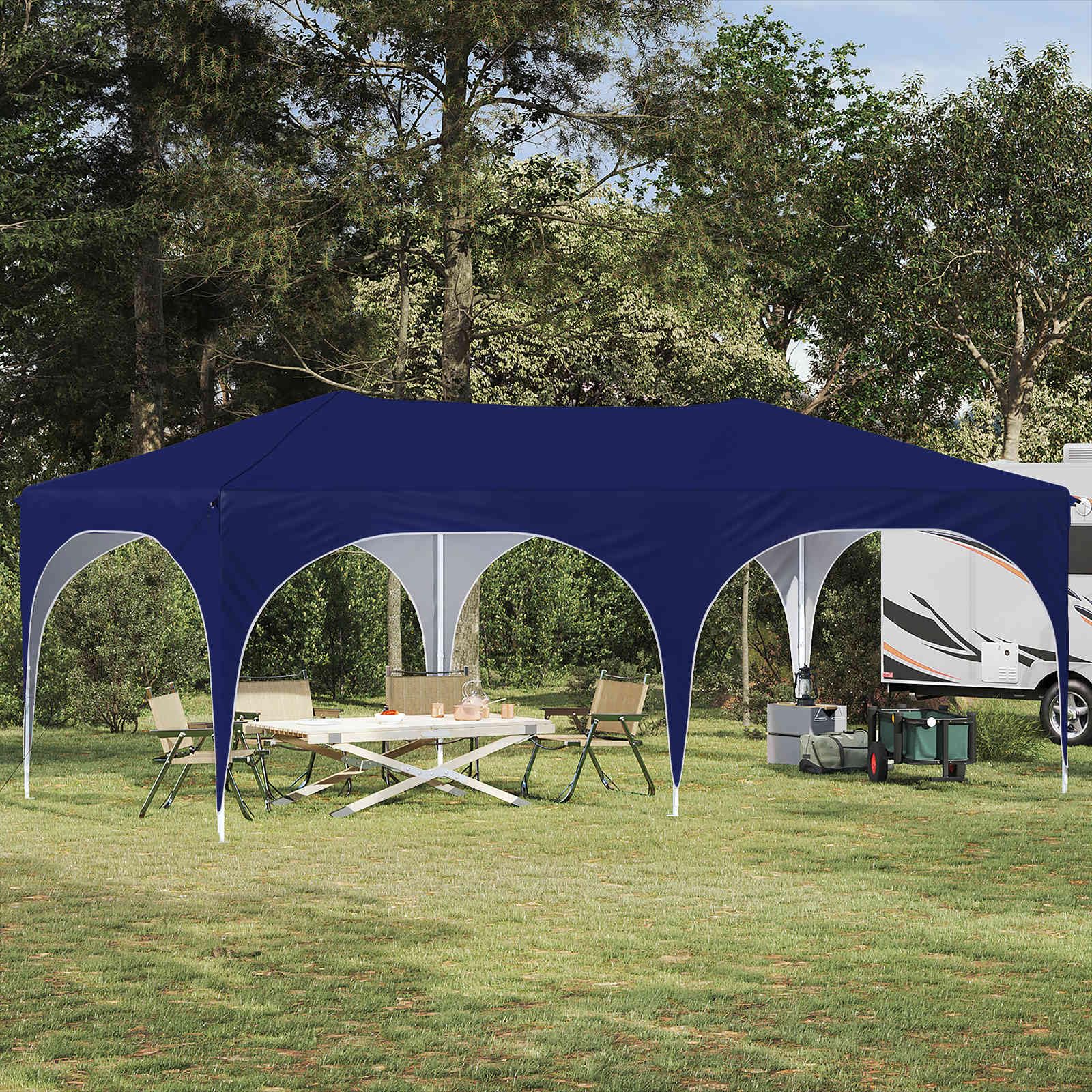 Namiot Pop-up 575 x 288 x 245 cm Oxford Blue