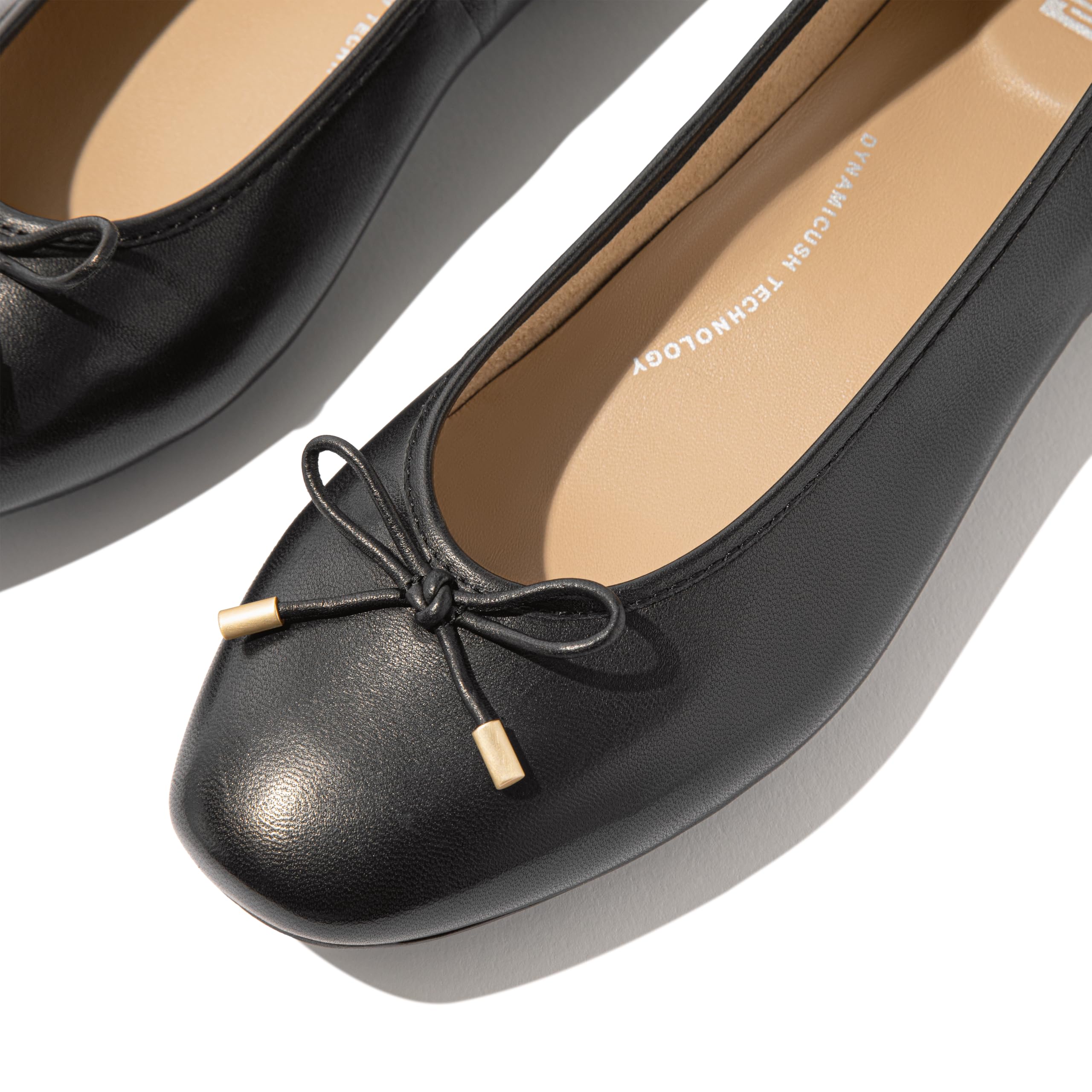 Fitflop Kobiety Baletki Z Miękkiej Skóry Z Delikatnej KokardkiBut