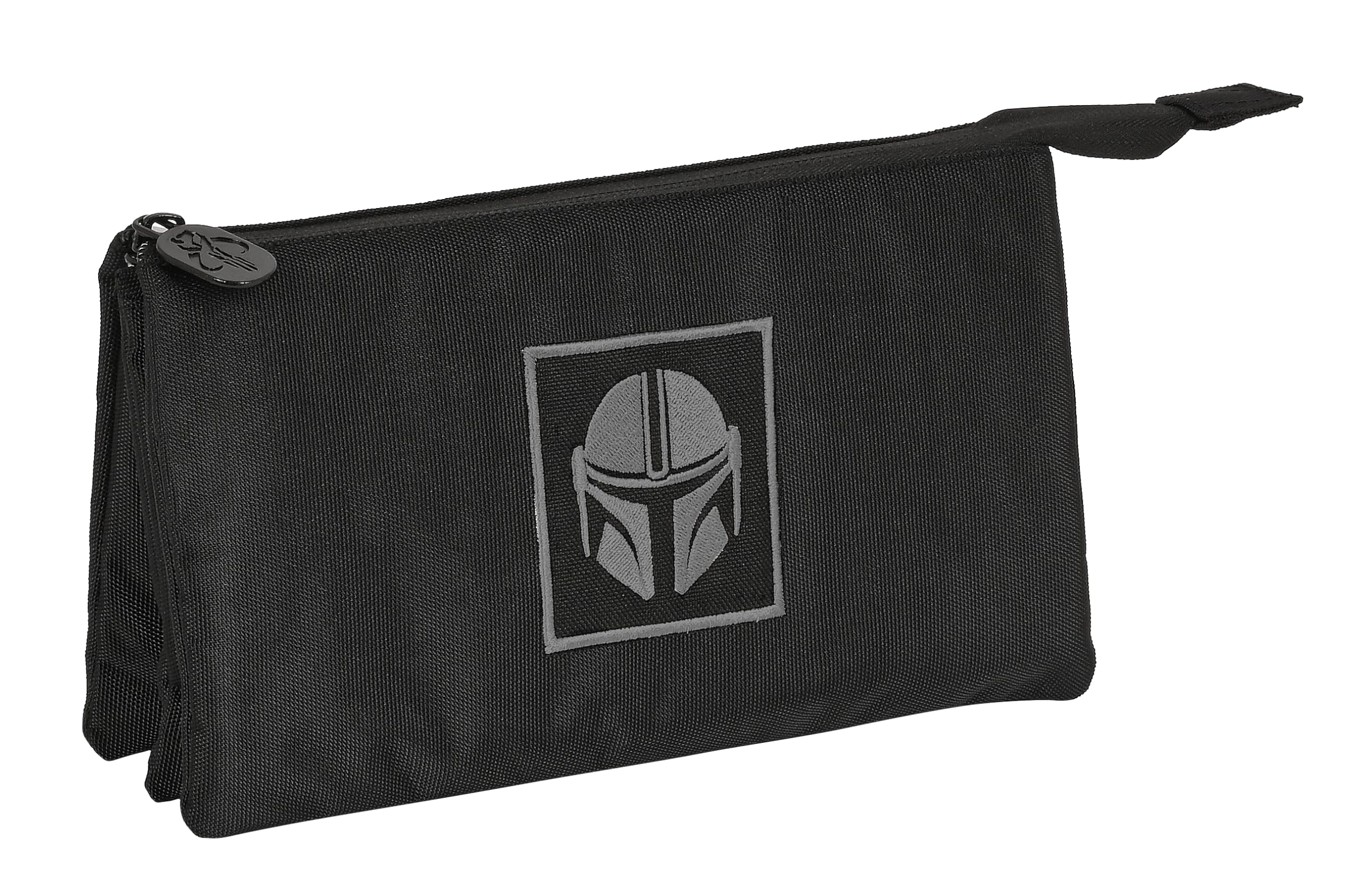 SAFTA Unisex Kid's Article The Mandalorian Teen Triple Case, Multicoloured, M