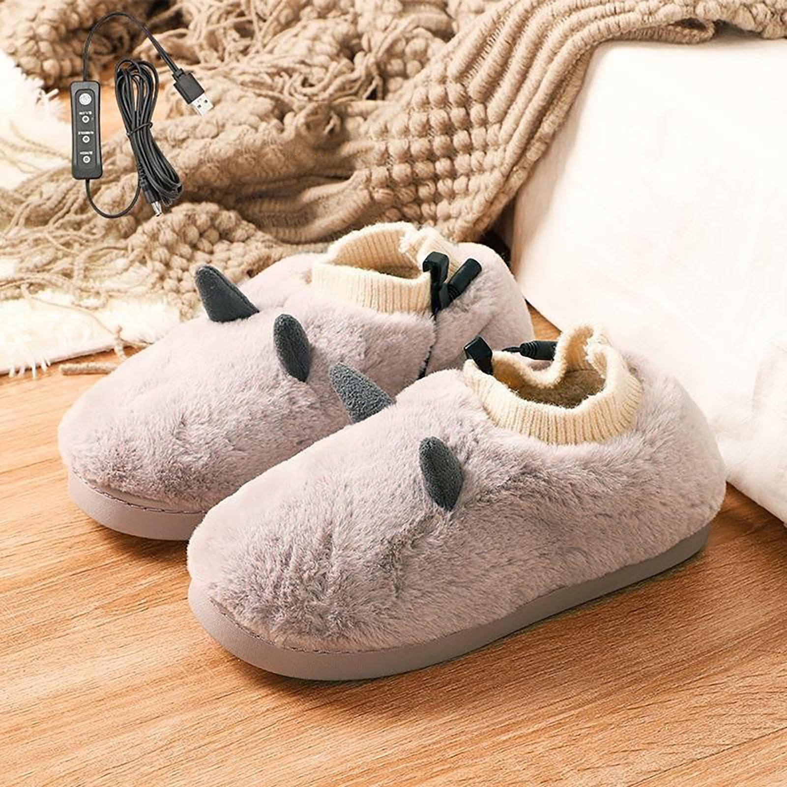 Pantofole Riscaldate Ricaricabili Morbide Scarpe Da Casa Riscaldate | Stivaletti Riscaldanti Per Casa Inverno Uso Quotidiano Scarpe Riscaldate Calde Soffici In Peluche Accoglienti