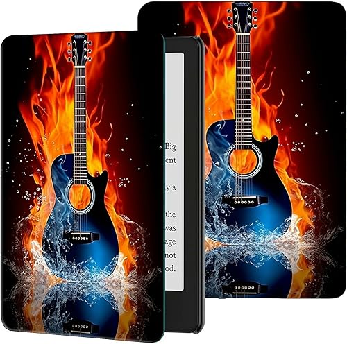 Vista 110 de Funda para Kindle de 6 pulgadas (11.ª generación, versión 2024/2022) delgada de piel sintética, ajustable, multiángulo, Smart Shell con función