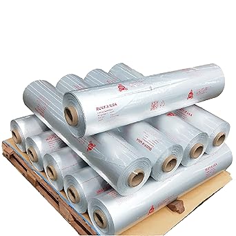 RUST-X MIL-PRF-131 Class 1 Rust-X Grade - Aluminum Barrier foil Silver/white 1 metre x 100 metre 100 GSM, 3 layer, multi-layer co-extrusion plant, laminated outer barrier layers comprising of Aluminium foil