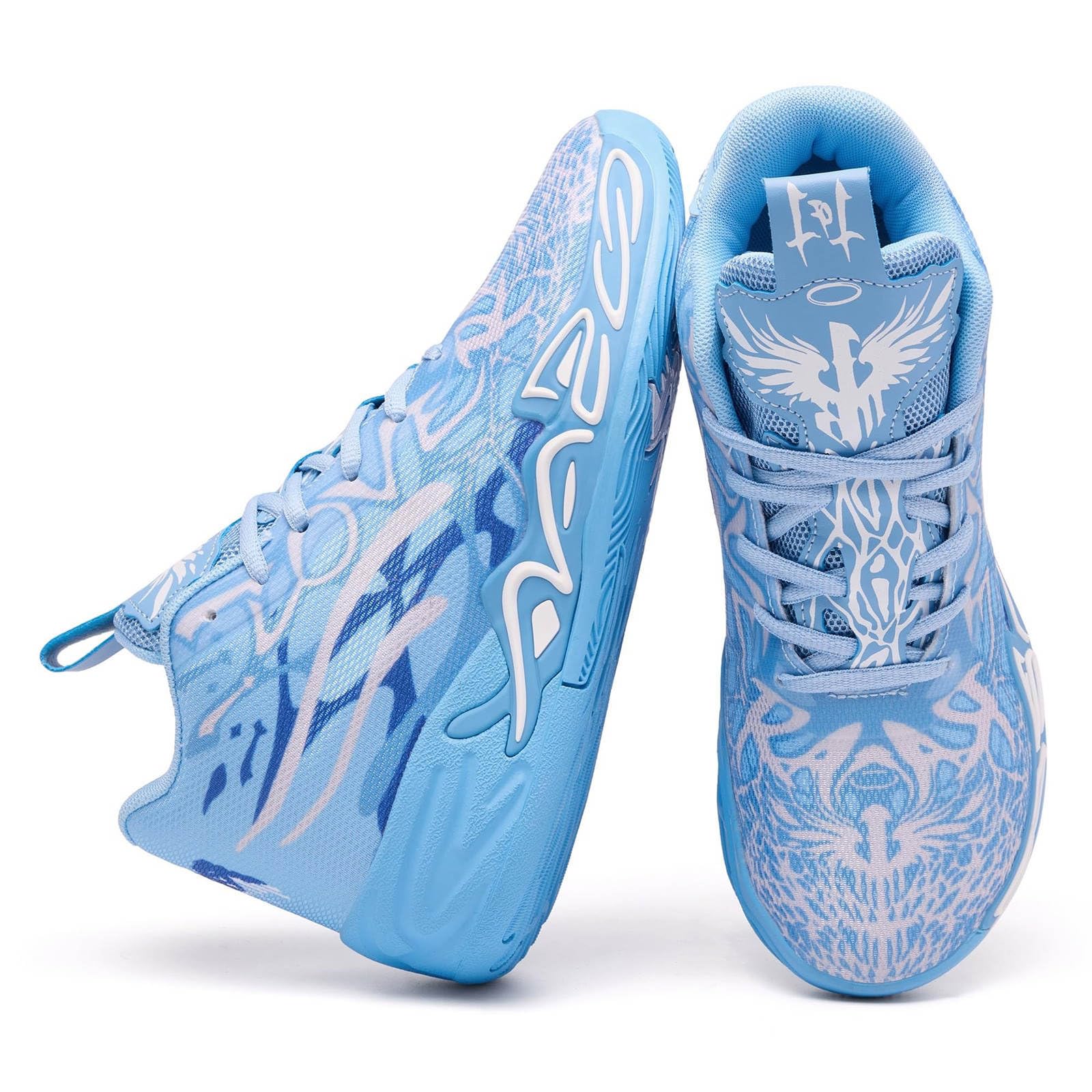 Mens High Top Basketball Shoes Fashion Breathable Non Slip Outdoor Sneakers Comfortable C…