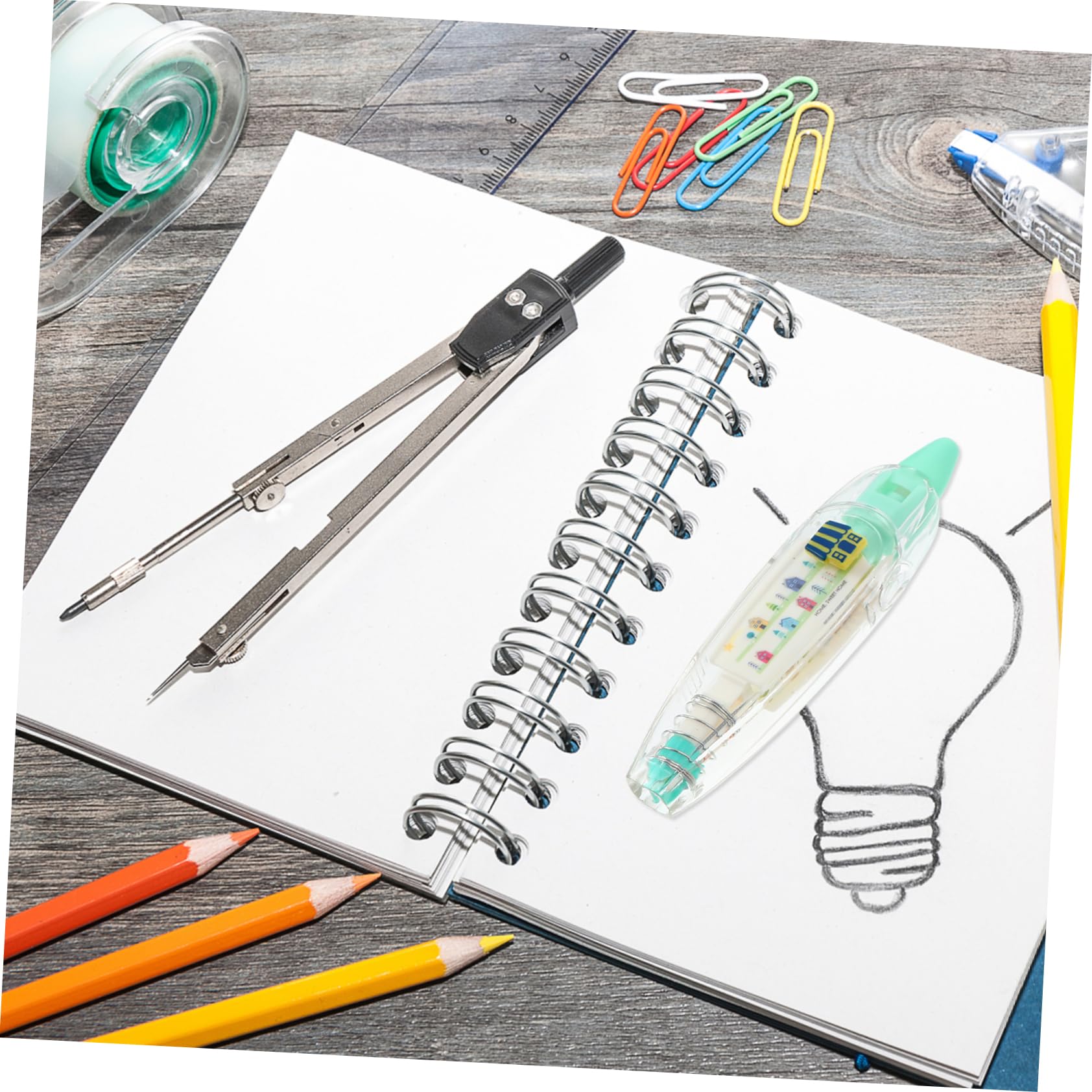 VILLCASE 12stücke Teiliges Korrekturband Niedlichen Cartoon-motiven Drucktyp Korrekturroller Für Schule Und Büro Für Präzise Korrekturen Und Kreative Diy-projekte
