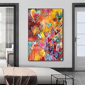 グラフィティアート 額縁入り ジクレー印刷
