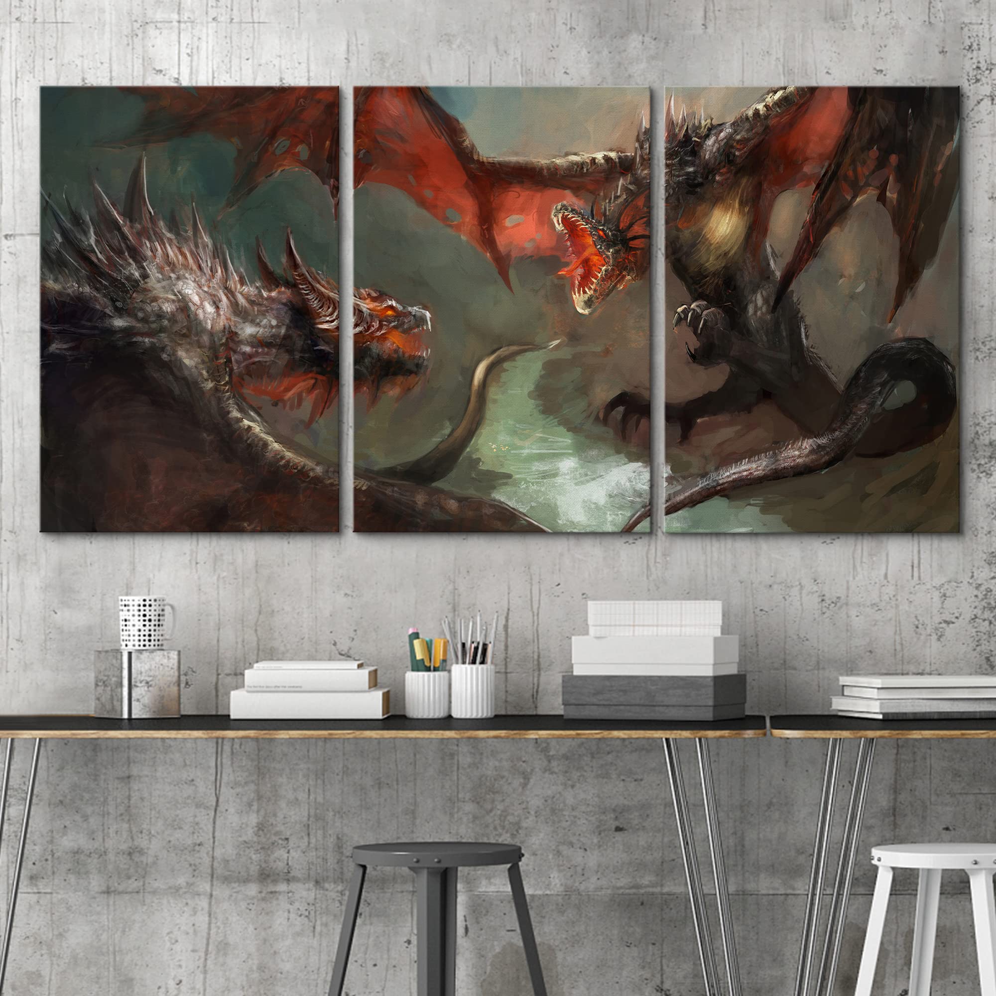 Amazon.co.jp: wall26 キャンバスプリント ウォールアート セット