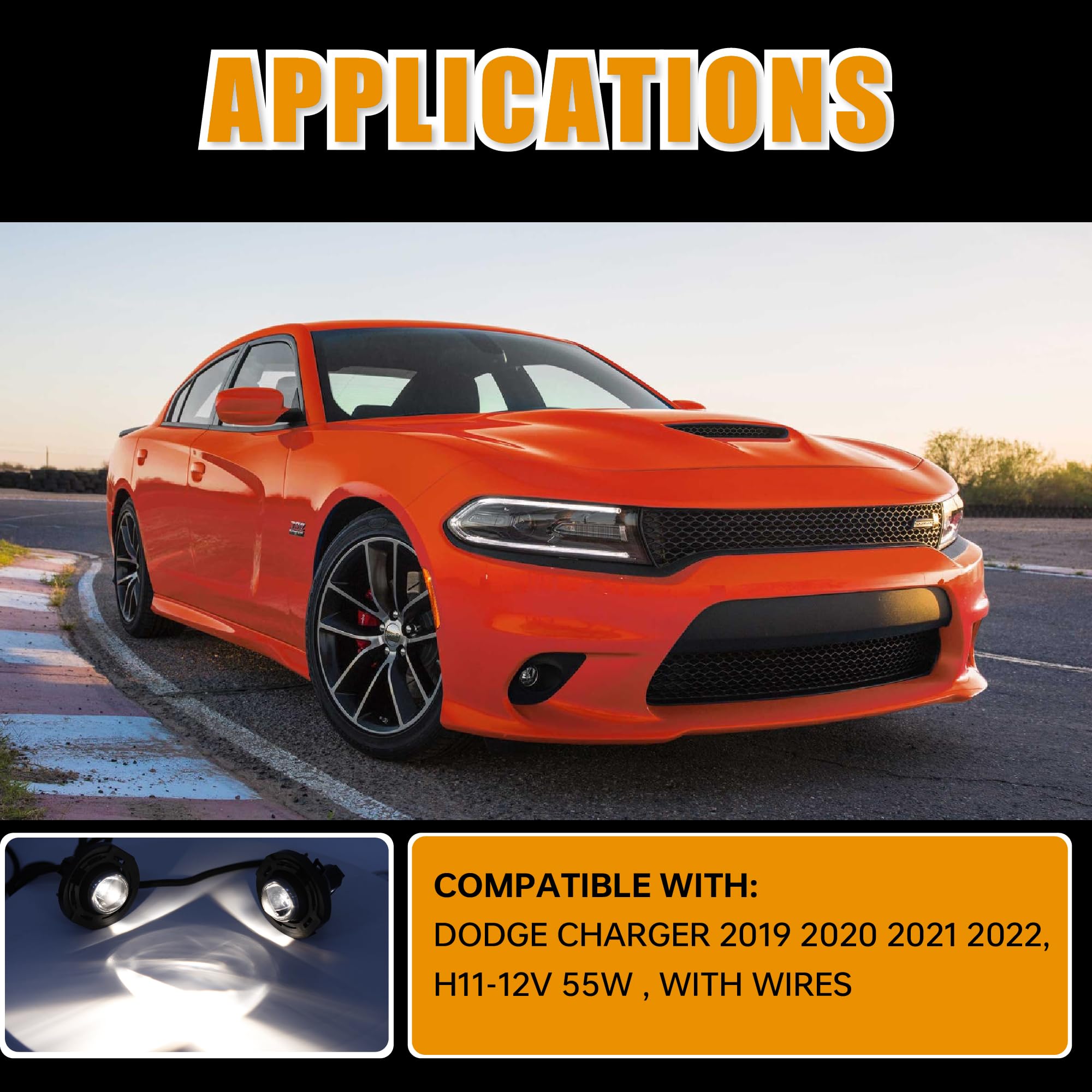2020 dodge charger fog light kit Lighting Trendz: Lighting Trendz 2015-2024 Dodge Charger Fog Outline Halo  LED Kit