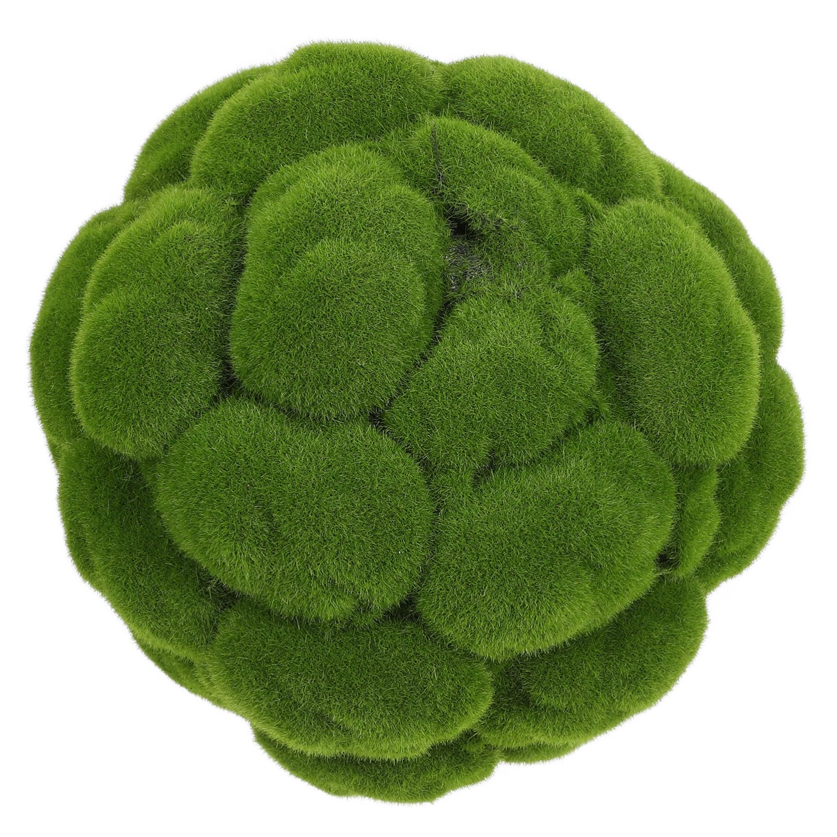 DECHOUS Pallina di Muschio Artificiale Decorativa, Aspetto Realistico, Pvc, Facile da Appendere, per Soffitti e Vetrine,