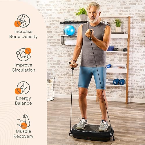 Miniatura 3 de Lifepro Waver Mini placa de vibración  Máquina de ejercicio con plataforma de vibración de cuerpo entero  Equipo de entrenamiento para el hogar y