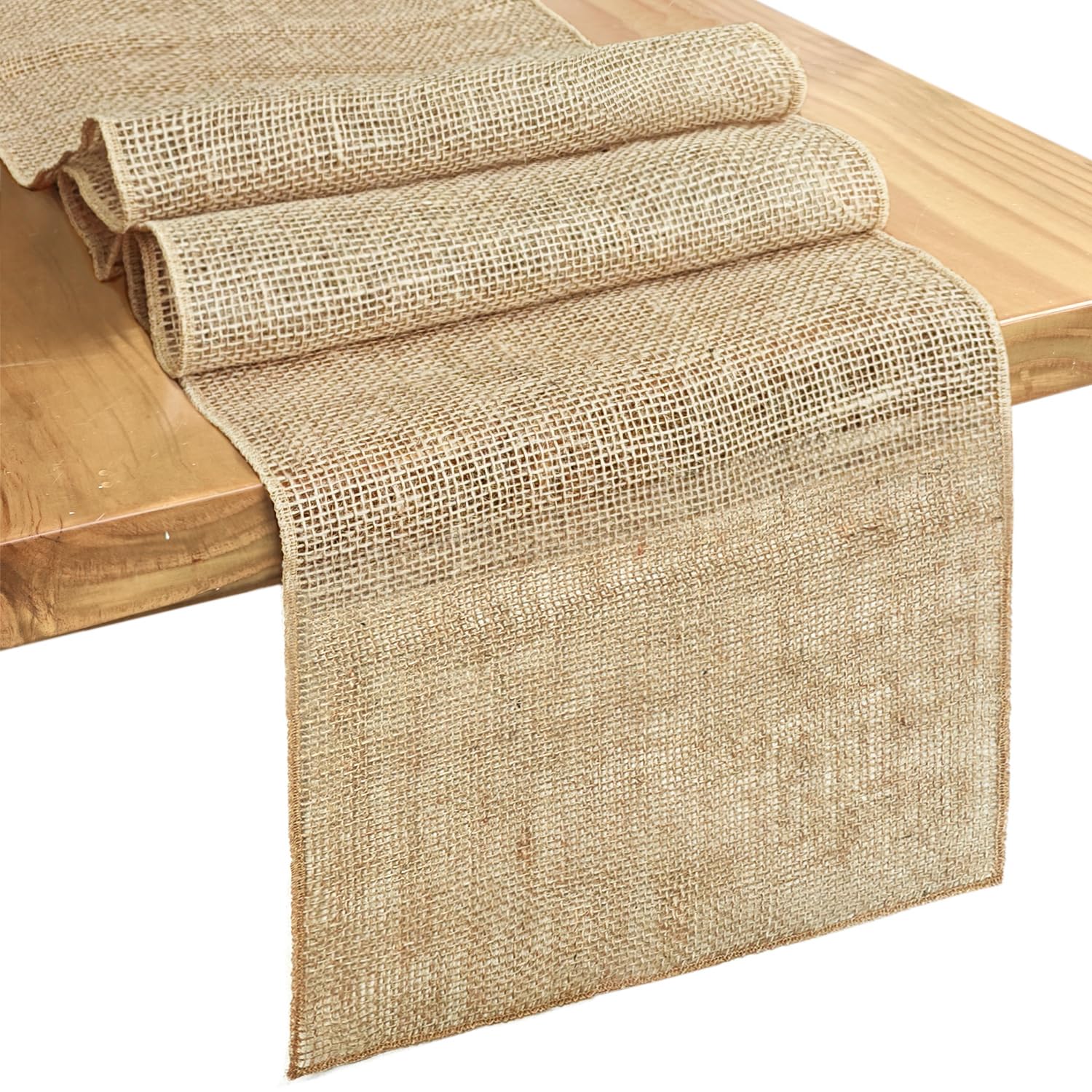LetjoltBurlap Table Runner 72 Inches Long Farmhouse Table Runner Jute Runner Retro Style Table Decoration