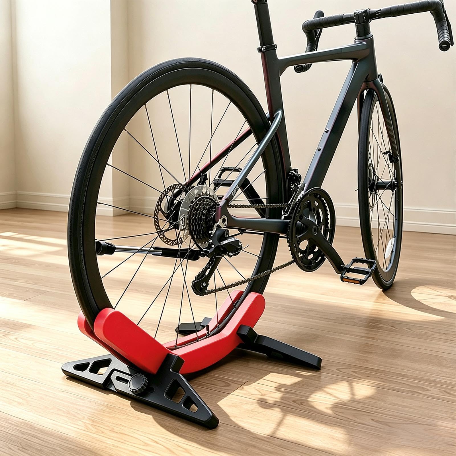 Béquille Vélo Pour Garage Rack À Pneu Robuste Réglable Stable Antidérapant