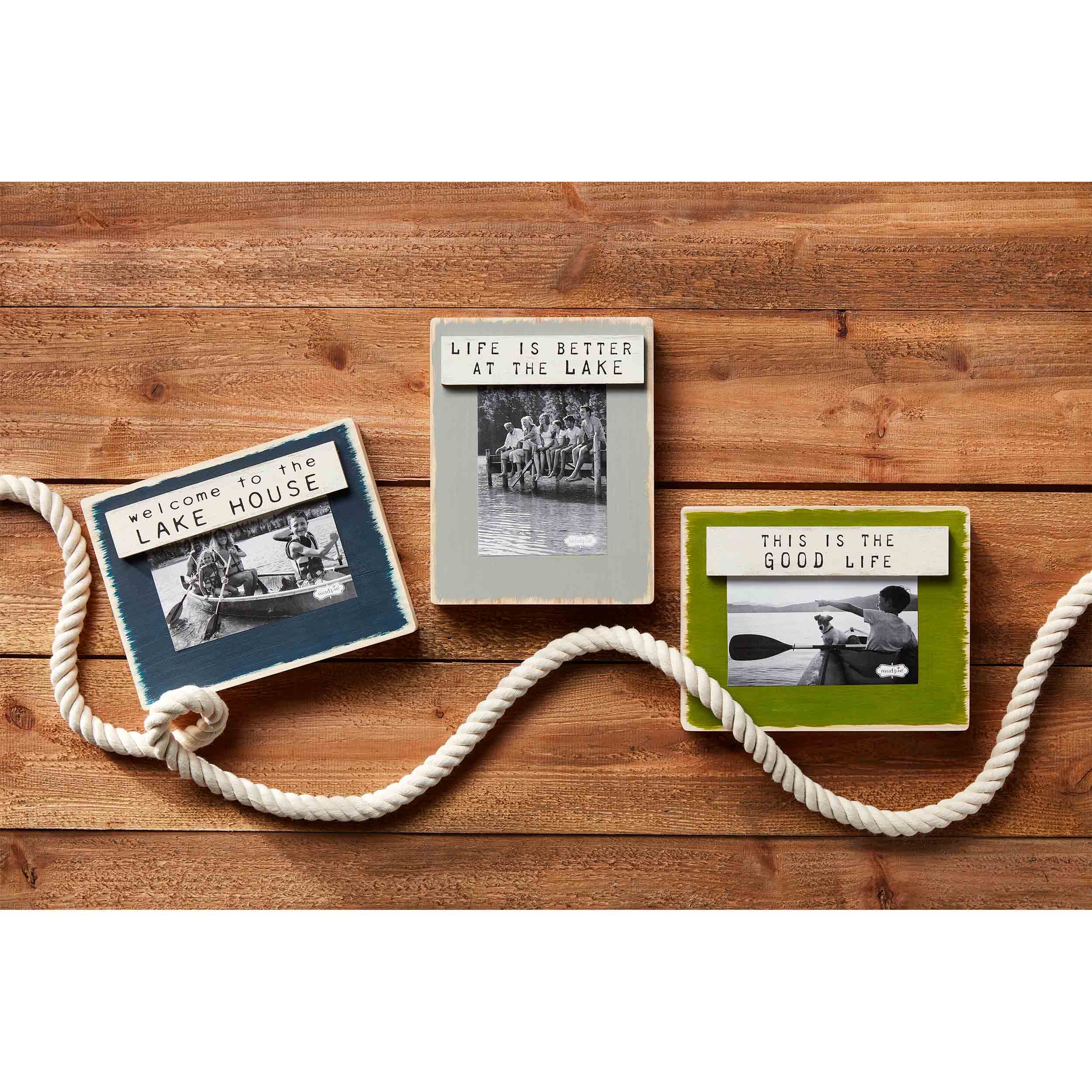 Mud Pie Lake Magnetic Block Frames, Good, 9