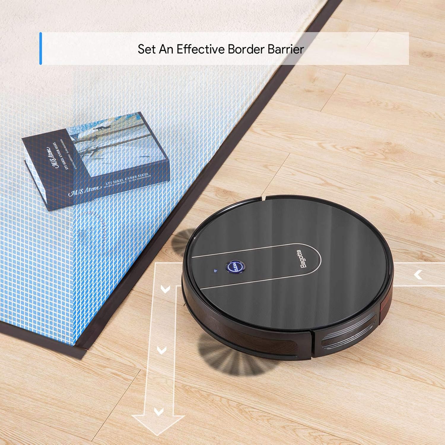 Black Friday - 70% OFF Bagotte BG700 Robot Vacuum, Wi-Fi Robotic Vacuum Cleaner with Mop, 2.7 Thin, Strong Suction, Work with Alexa, 6 Cleaning Modes, Ideal for Low-Pile Carpet, Floor, Pet Hair 🔥 Hot Deals Bagotte BG700 Robot Vacuum, Wi-Fi Robotic Vacuum Cleaner with Mop, 2.7 Thin, Strong Suction, Work with Alexa, 6 Cleaning Modes, Ideal for Low-Pile Carpet, Floor, Pet Hair