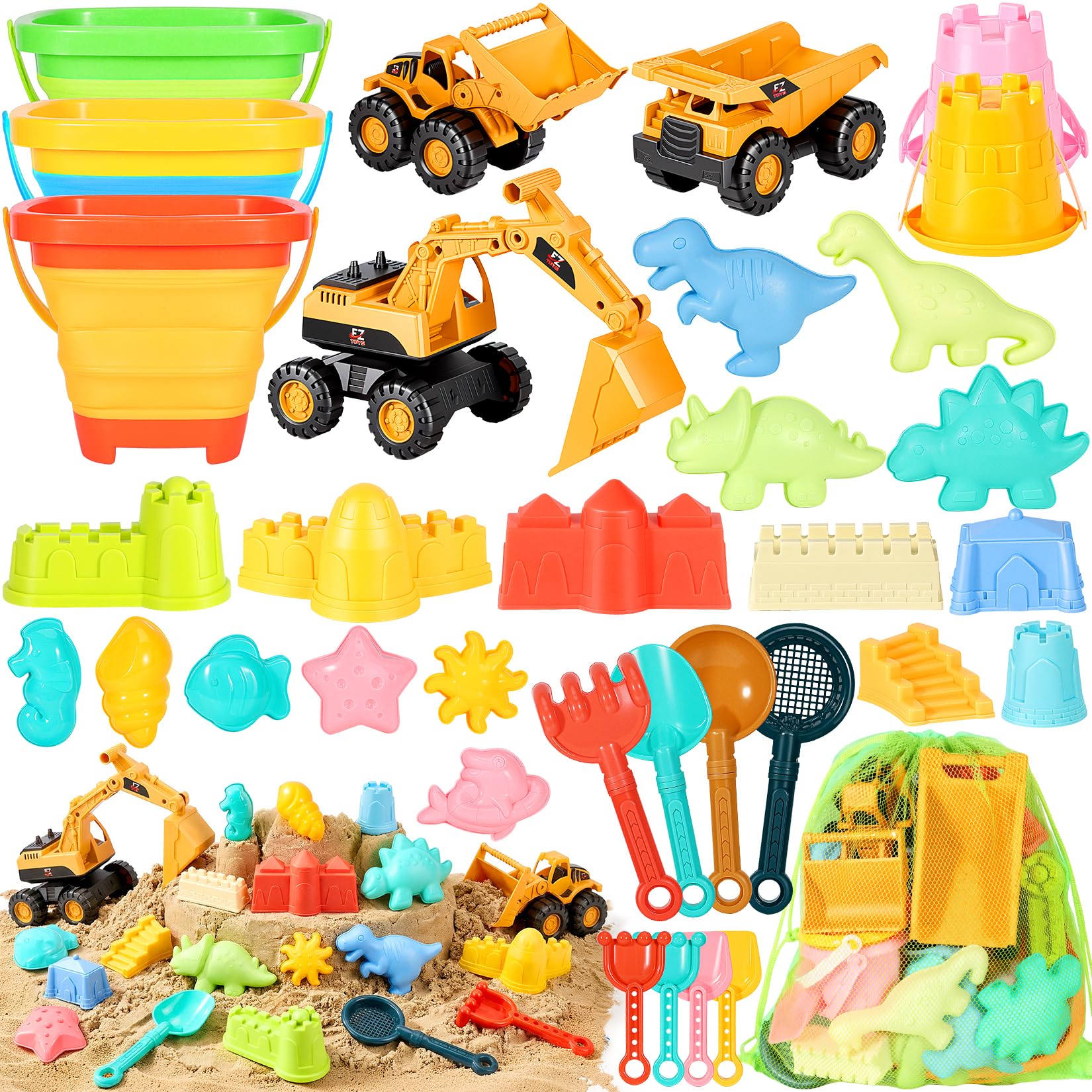 HUITEM 35PCS Sand Toys