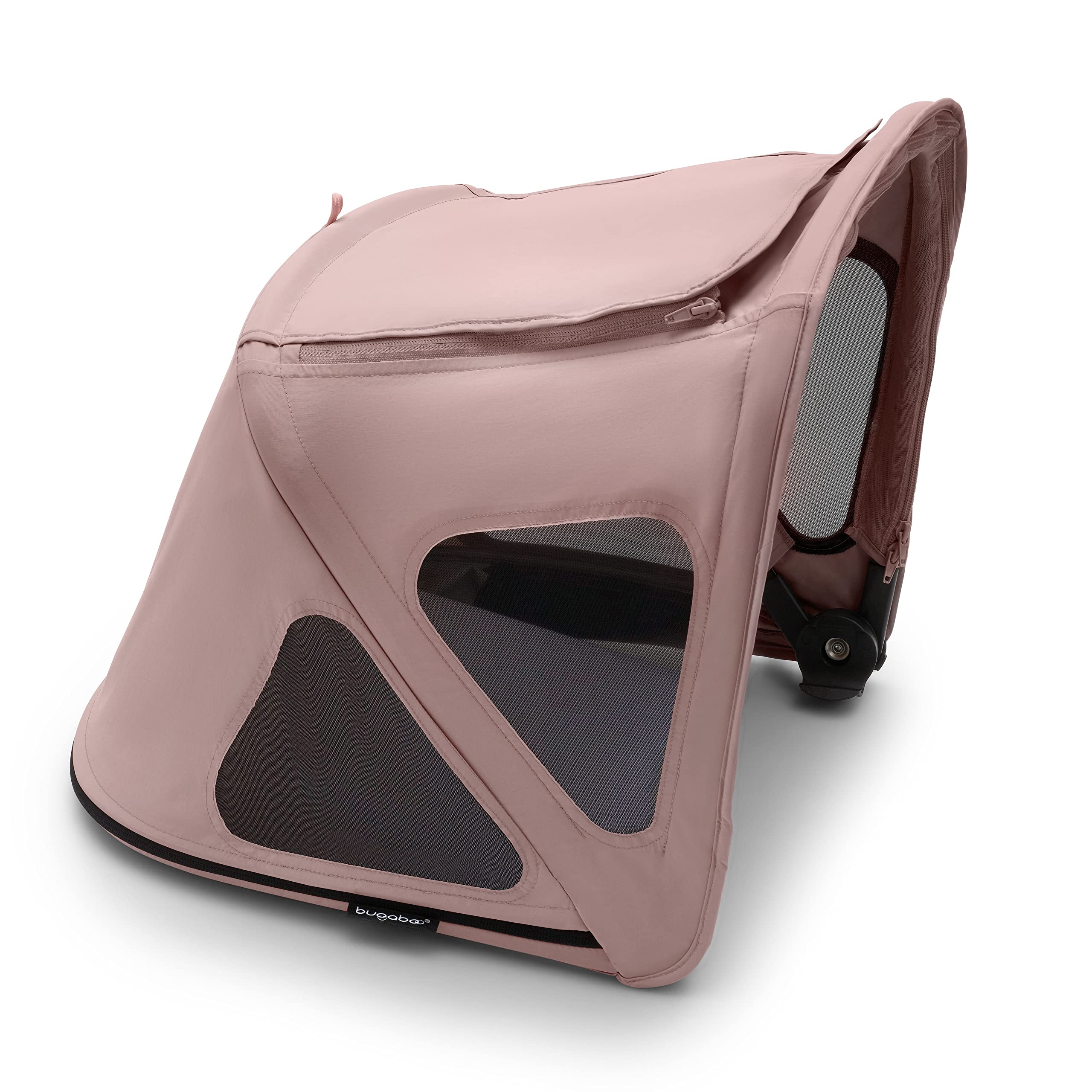 Bugaboo - Capota con ventana, extensible para una cobertura adicional y protección solar óptima, compatible con los cochecitos Fox 3 (no compatible con Fox 5)/Cameleon3, Sandy Pink
