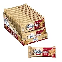 FITNESS Granola Barretta Cereali con Mirtilli Rossi, 20 Confezioni da 2 Barrette (40 Barrette, 760g)
