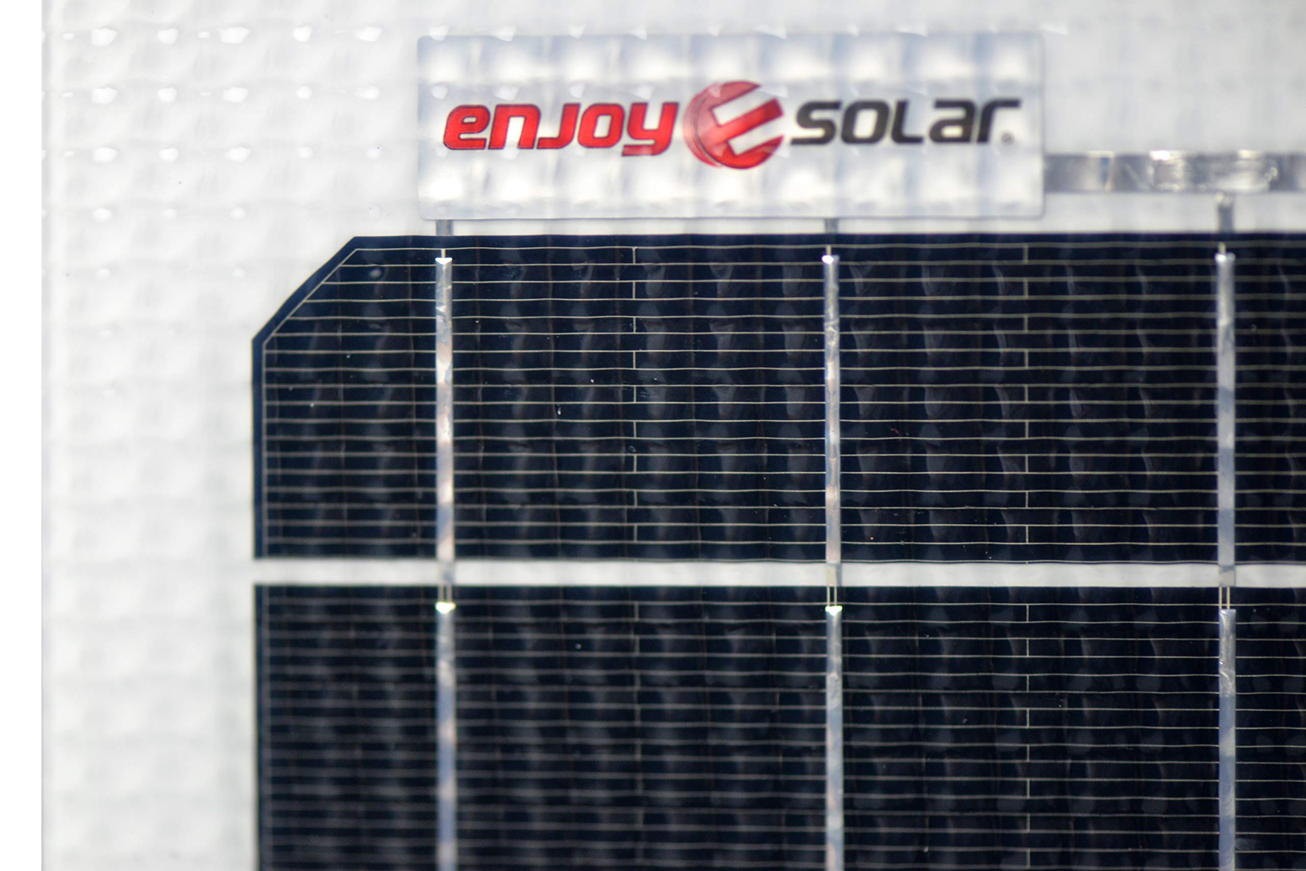 enjoy solar ETFE Marine 30 W, 12 V, półelastyczny panel słoneczny, moduł fotowoltaiczny z technologią PERC, idealny do kamperów, jachtów i łodzi