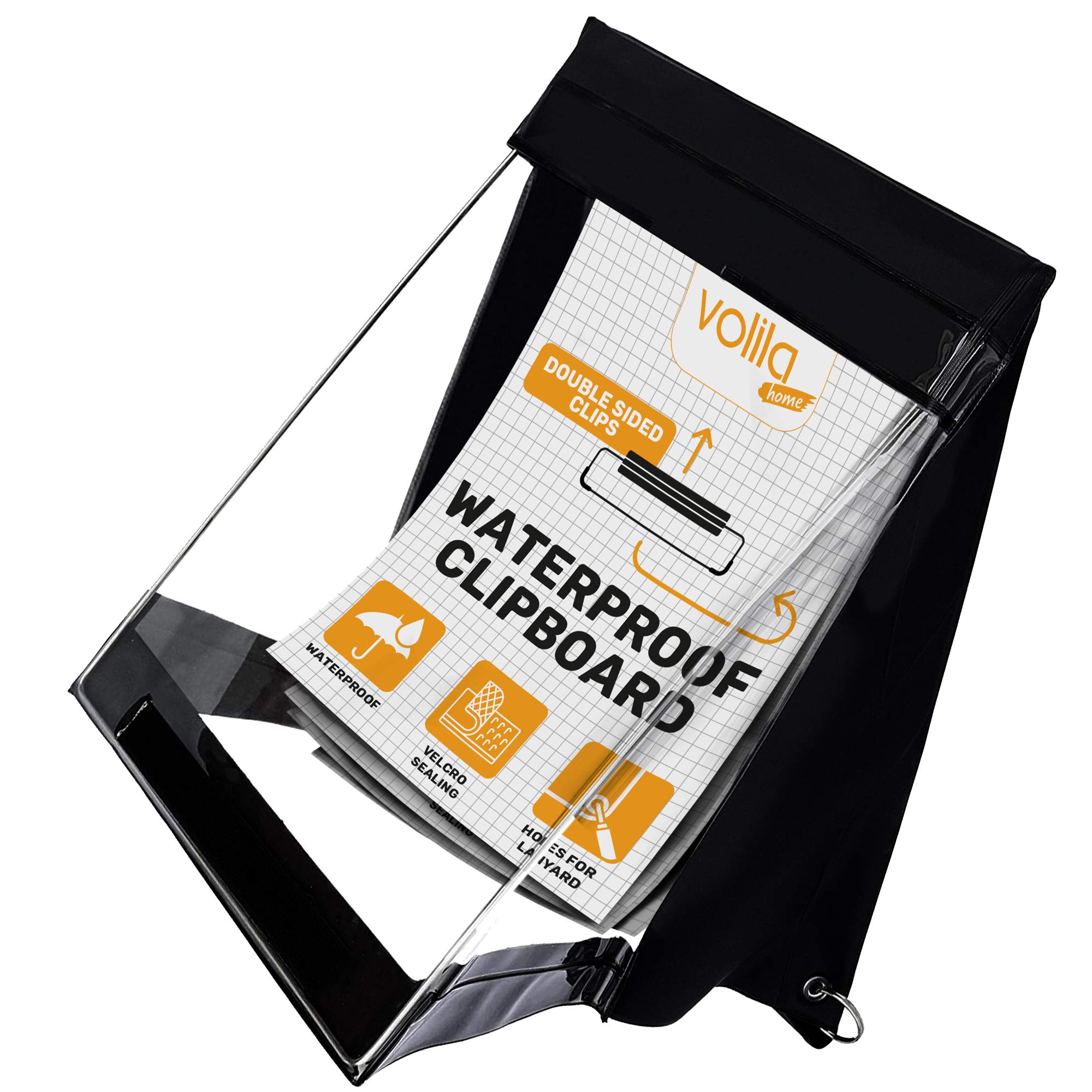 Waterproof Clipboard (A4 Portrait) to Protect Papers, Maps, Documents