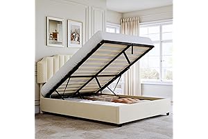 DWVO Queen Size Lift Up Storage Bed