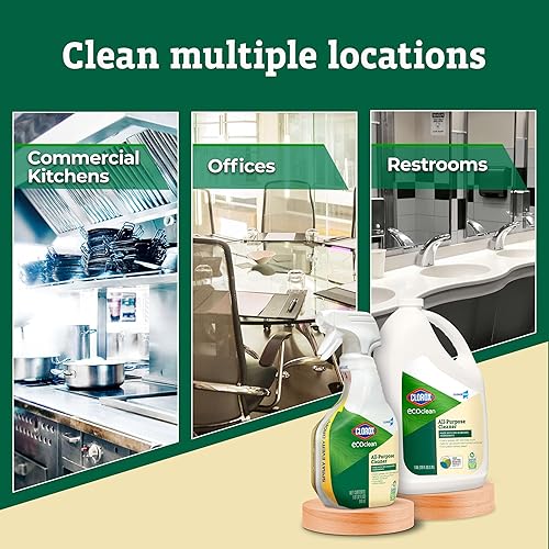 Miniatura 6 de Clorox CloroxPro EcoClean - Botella de spray limpiador multiusos, 32 onzas líquidas