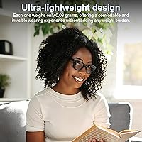 Vista 4 de 12Pcs LED Light Blocking Stickers Compatible with Ray-Ban Meta Wayfarer/Skyler/Headliner (Gen 2) & Oakley Meta HSTN Smart Glasses Accessories