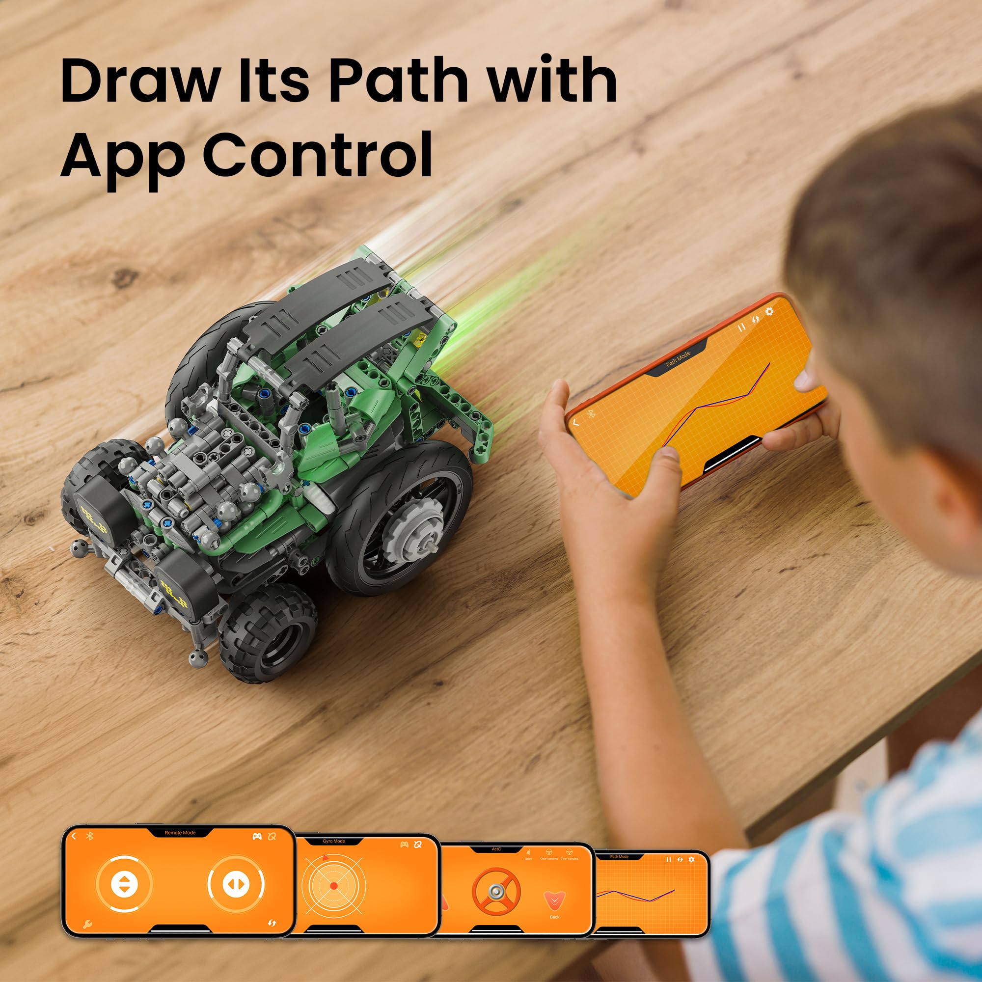 Sillbird Technic Robot pour Enfants, 5-en-1 Ensemble Robotique Programmable avec Application et Télécommande, Robot STEM pour Anniversaire et Noël pour Garçons de 8 à 12 Ans (727 Pièces)