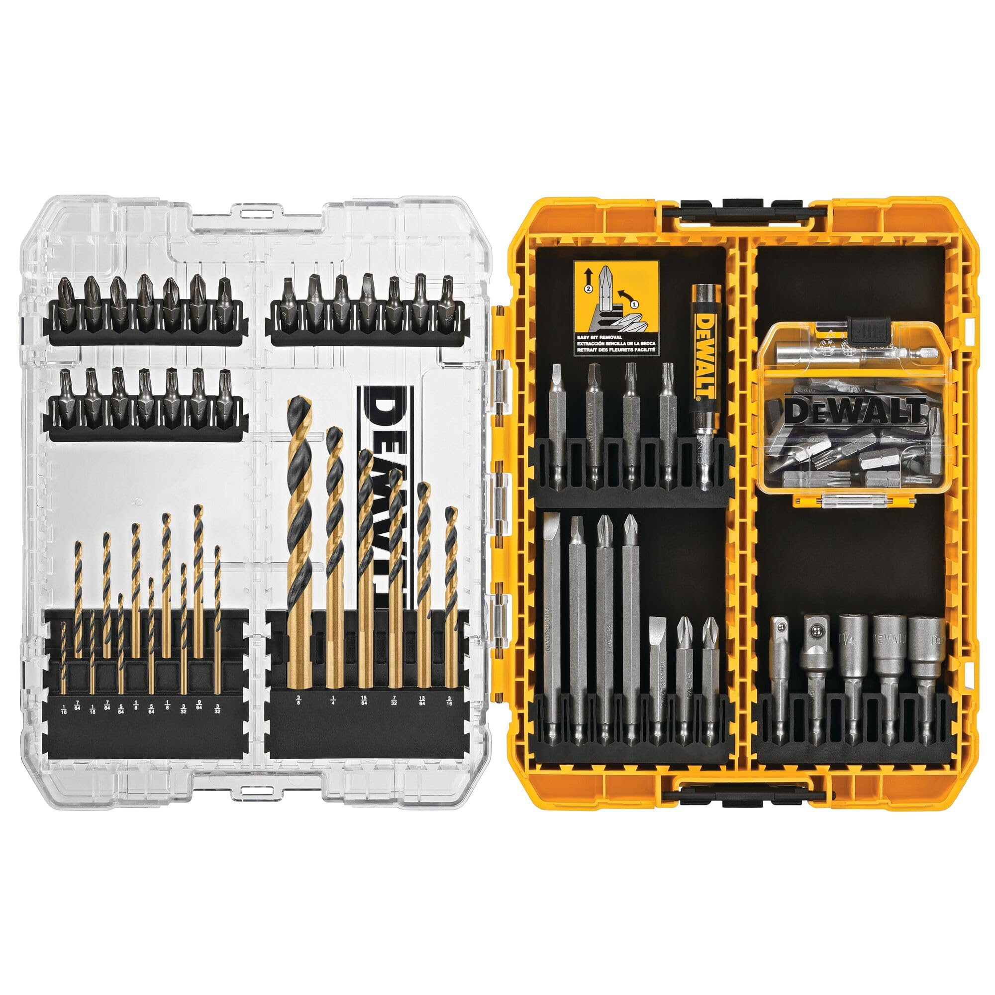 Dewalt DWAMF1280 Screwdriving Accessory Set, Yellow