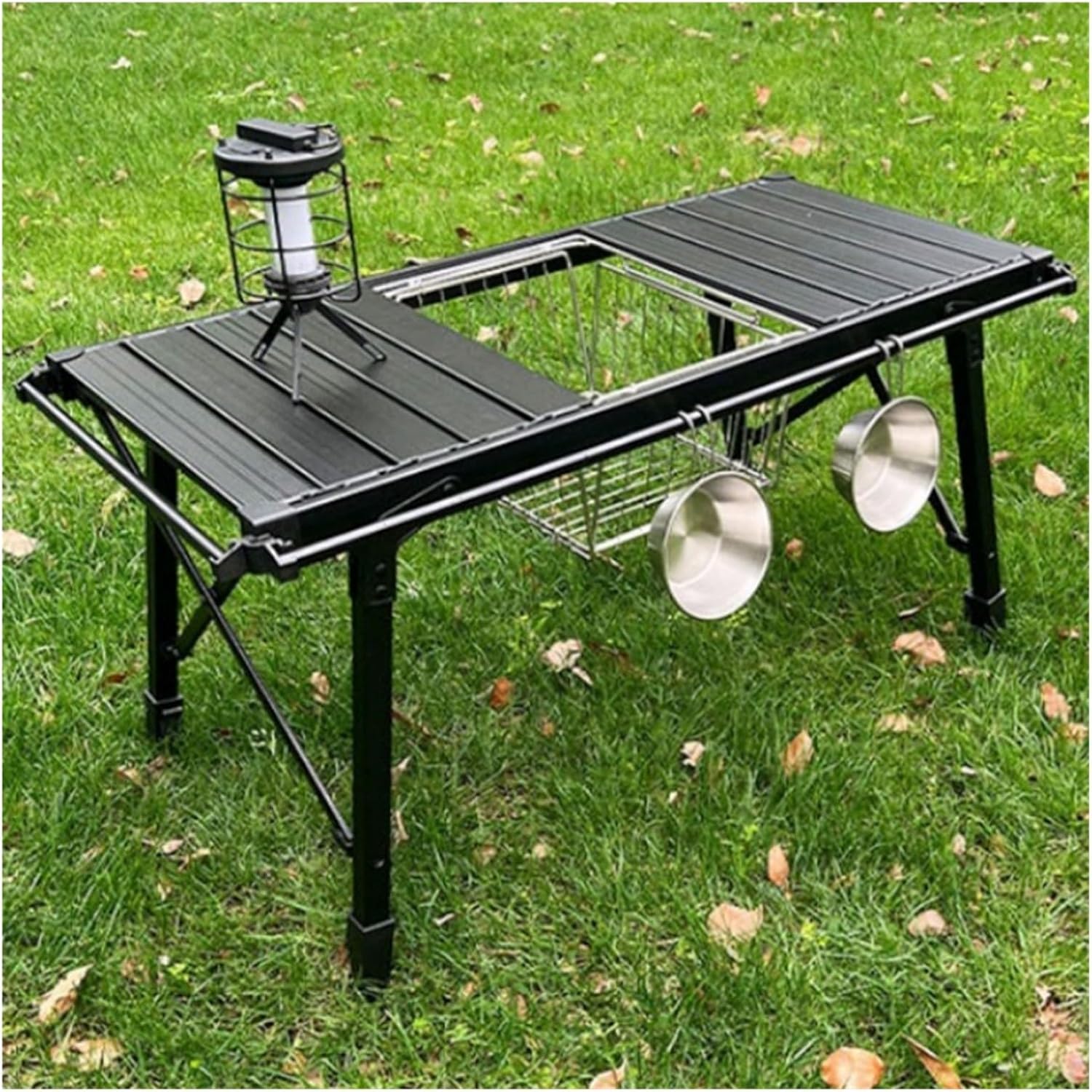 Compatible for IGT Basket Folding 1 Unit Igt Drain Stainless Steel Camping Table Lightweight Portable Accessories