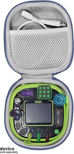 Miniatura 3 de GETGEAR Funda protectora hecha a medida para el sistema de juego de aprendizaje manual LeapFrog RockIt Twist, bolsillo de malla para cable y otros