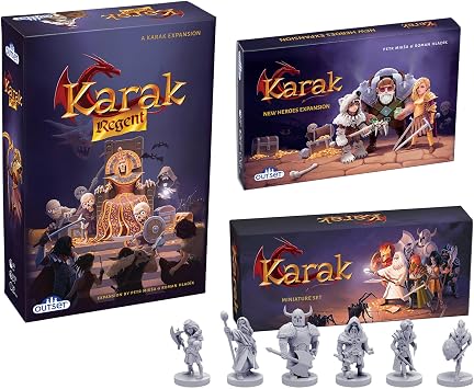 Karak Expansion Pack - Regent, New Heroes, Miniatures - Role Playing Game Expansion Bundle