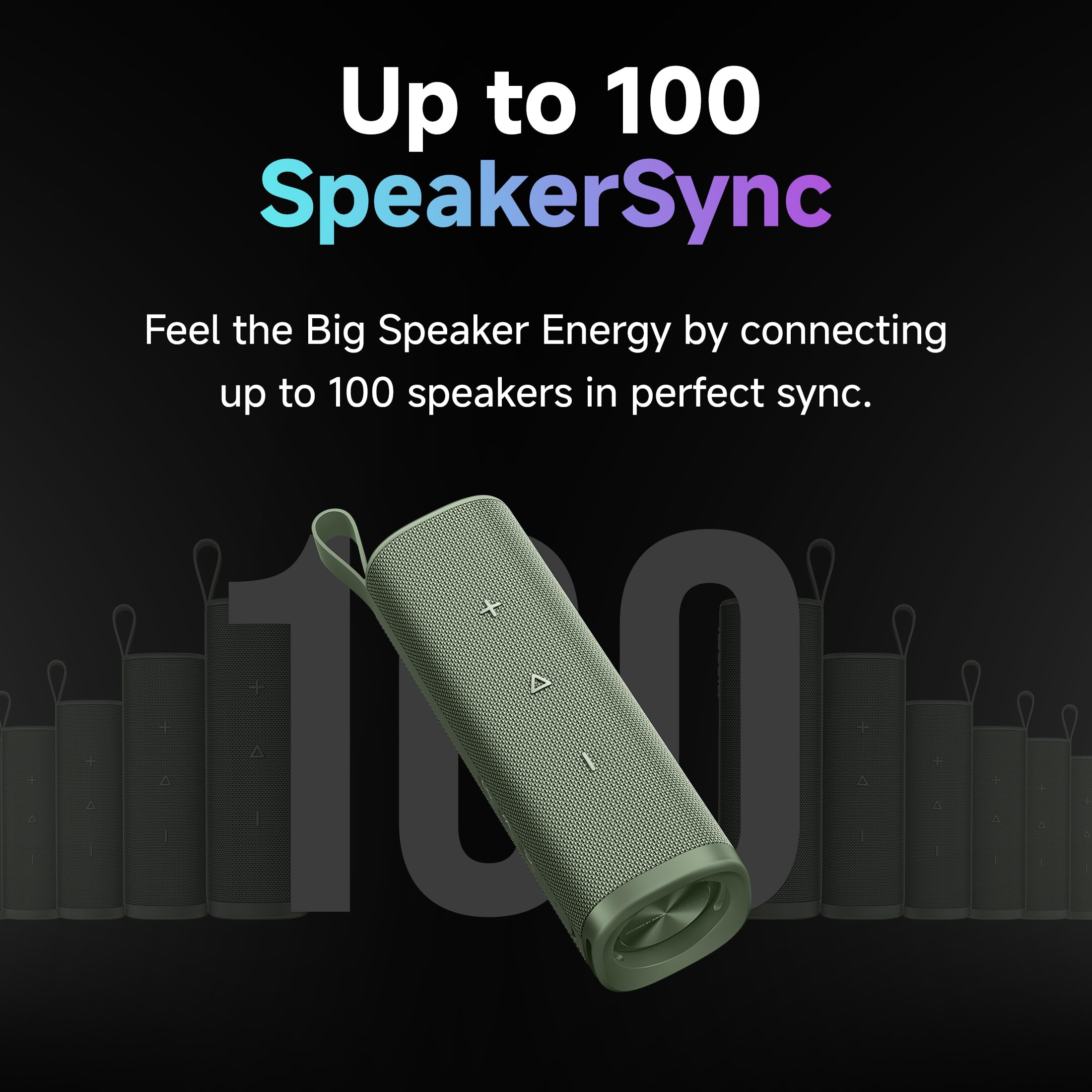 XIAOMI Sound Outdoor Speaker (Green) | |30W Hi-Quality Speaker with Mic|Upto 12hrs Playback Time|IP67 Waterproof & Type C|Wireless Stereo Pairing| Outdoor & Travel Purpose — Amazon image 5