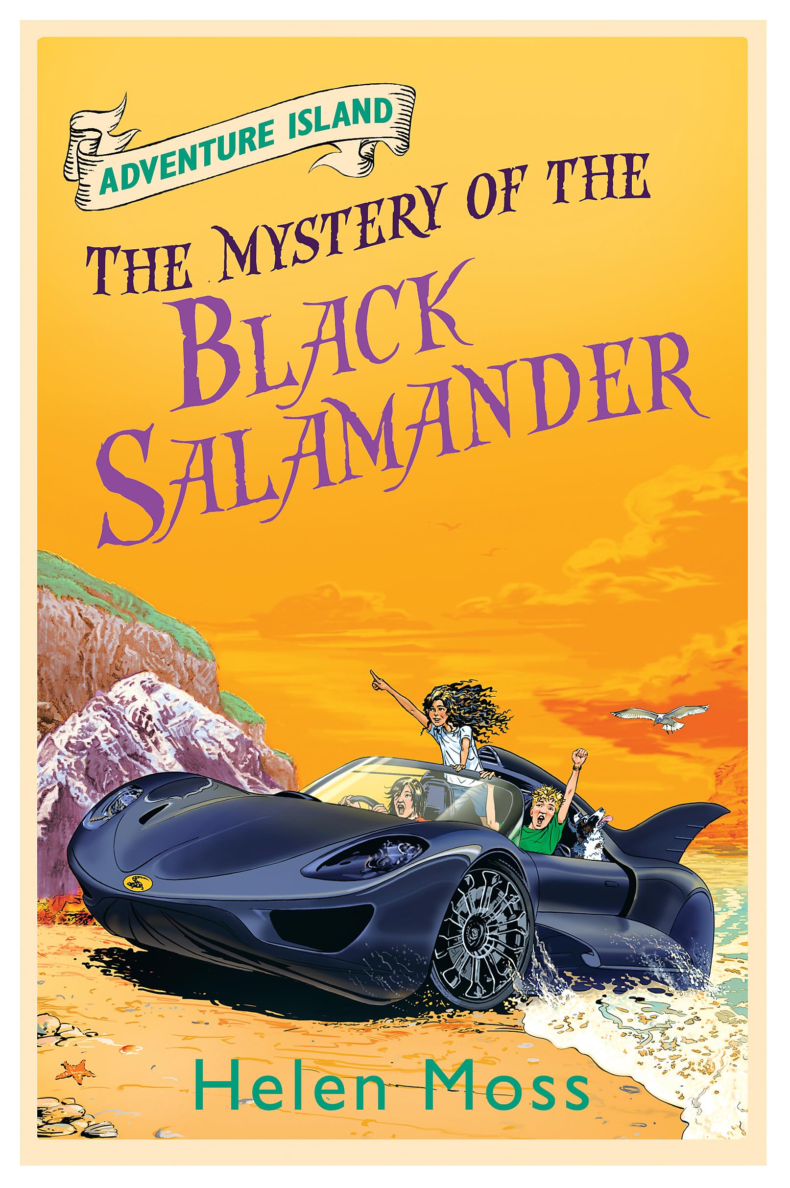 The Mystery of the Black Salamander: Book 12 (Adventure Island)-Helen Moss, Leo