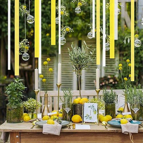 Vista 70 de 8 rollos de serpentinas de papel crepé doradas, decoración de fiesta de Año Nuevo, graduación, Navidad, arco iris, suministros de bricolaje